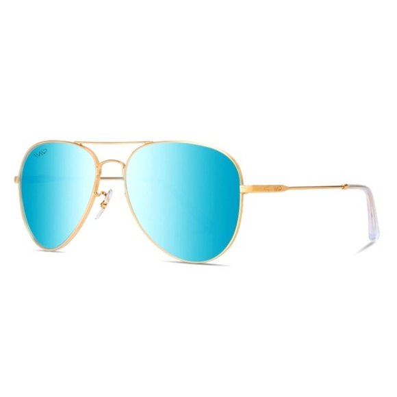 Accessories - Blue Mirror Lens Polarized Aviators